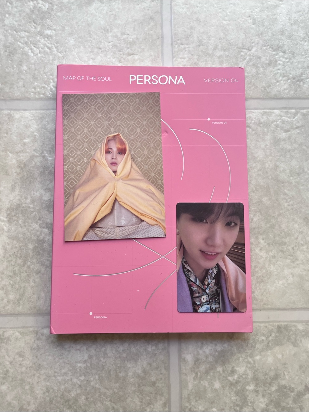 BTS Persona Version 4 Album Suga Photocard and Jimin